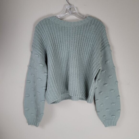 Jessica Simpson Dusty Blue Knitted Sweater - Picture 3 of 12